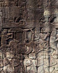008 DSC0739 Bayon  Bas relief at Bayon Temple