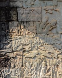 018 DSC0723 Bayon  Bas relief at Bayon Temple