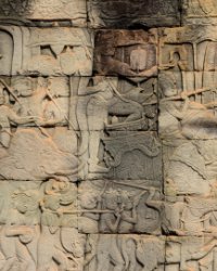 024 DSC0716 Bayon  Bas relief at Bayon Temple