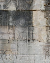 053 DSC4223 Bayon  Bas relief at Bayon Temple