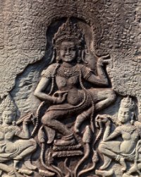 09 DSC0683 Bayon  Apsara relief at Bayon Temple
