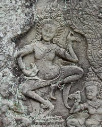 24 DSC1405 Bayon  Apsara relief at Bayon Temple